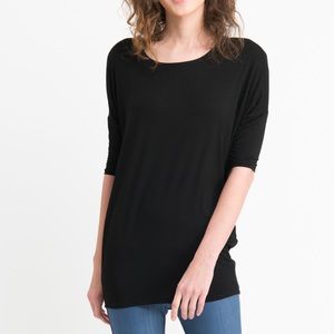 Black dolman top